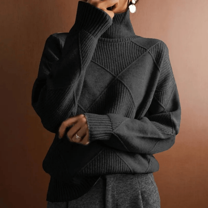 Maxime | Trendy & Casual Dames Oversized Coltrui | Comfortabele Dames Trui - Sorata