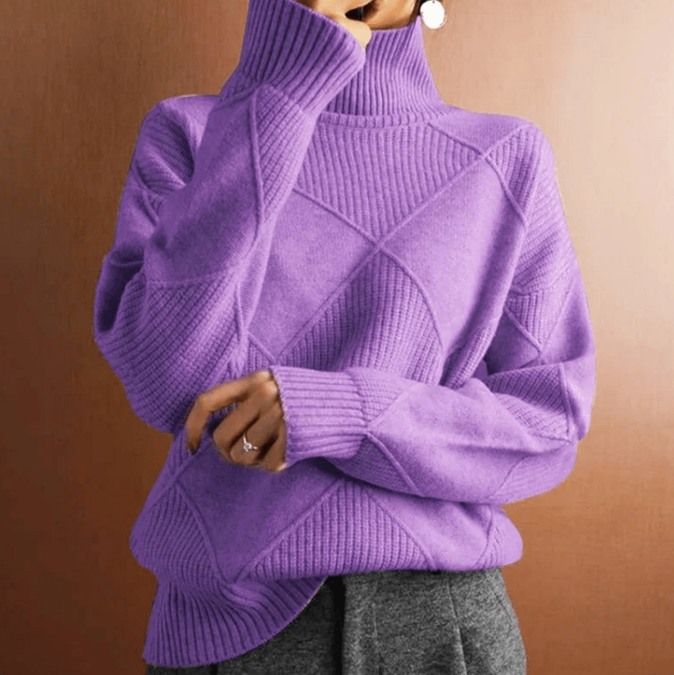 Maxime | Trendy & Casual Dames Oversized Coltrui | Comfortabele Dames Trui - Sorata