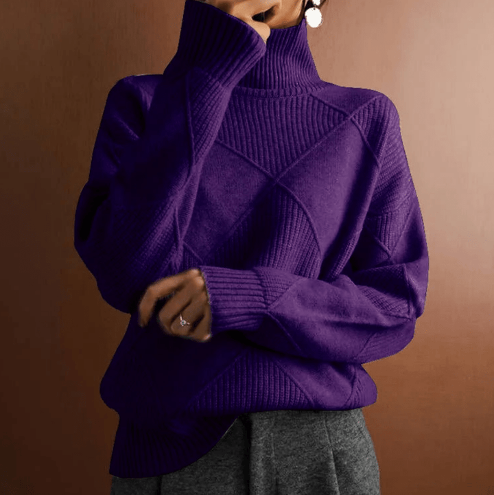 Maxime | Trendy & Casual Dames Oversized Coltrui | Comfortabele Dames Trui - Sorata