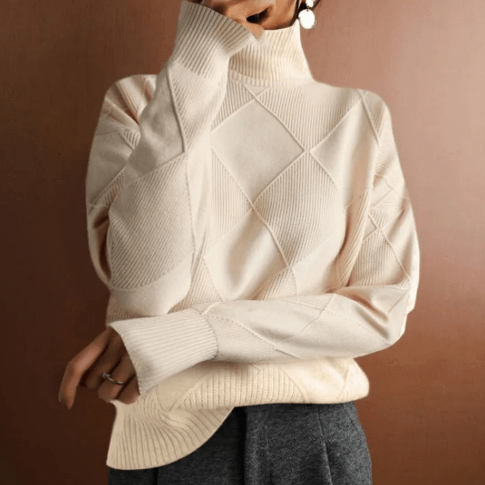 Maxime | Trendy & Casual Dames Oversized Coltrui | Comfortabele Dames Trui - Sorata