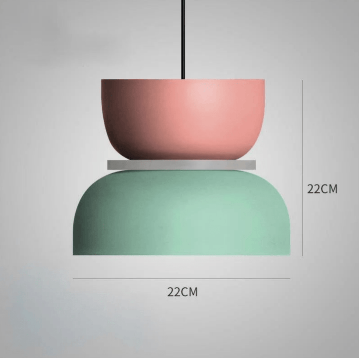 MellowLight | Scandinavische Pastel Hanglamp | Moderne Opknoping Led Verlichting - Sorata