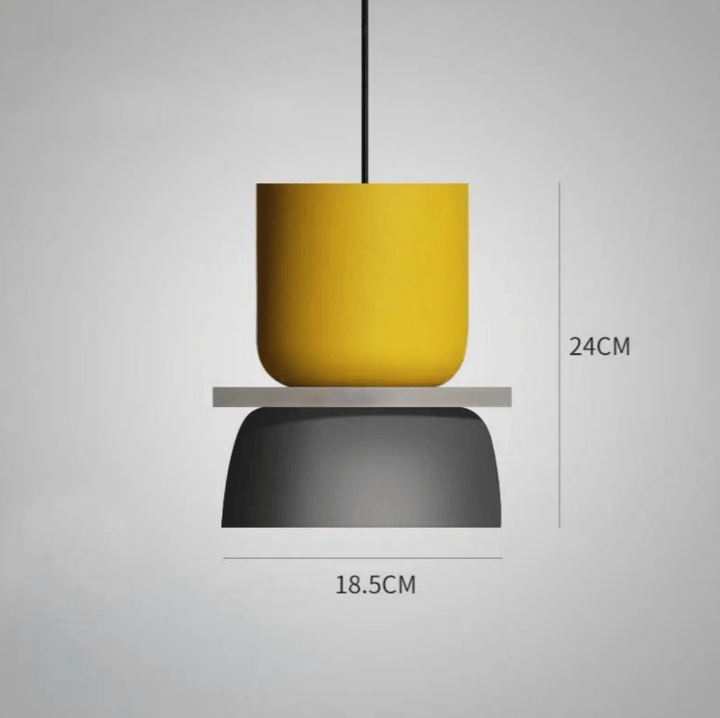 MellowLight | Scandinavische Pastel Hanglamp | Moderne Opknoping Led Verlichting - Sorata