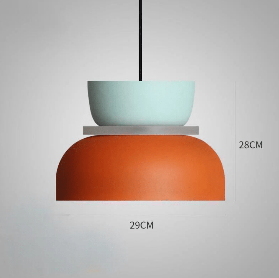 MellowLight | Scandinavische Pastel Hanglamp | Moderne Opknoping Led Verlichting - Sorata