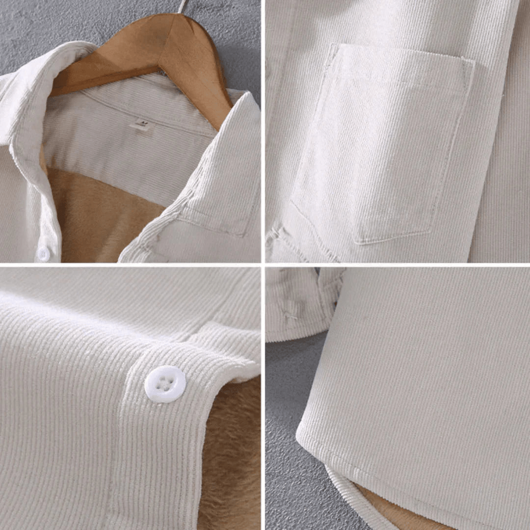Mika | Modieus Corduroy Heren Overhemd | Klassieke Ontwerp - Sorata
