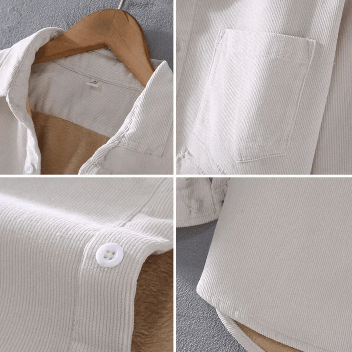 Mika | Modieus Corduroy Heren Overhemd | Klassieke Ontwerp - Sorata
