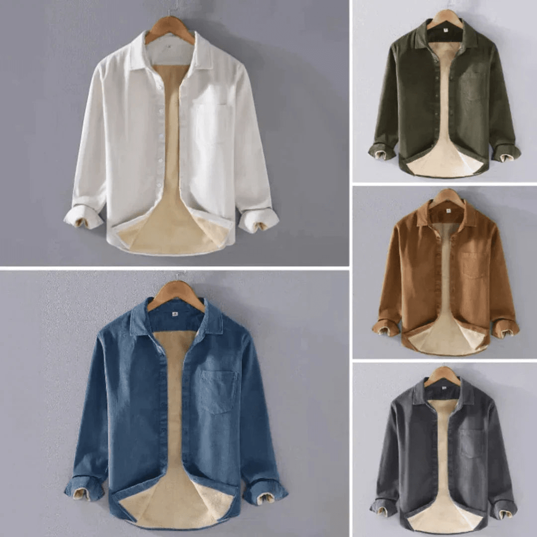 Mika | Modieus Corduroy Heren Overhemd | Klassieke Ontwerp - Sorata