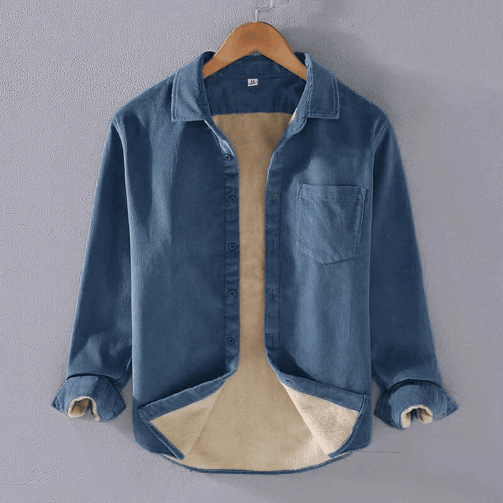 Mika | Modieus Corduroy Heren Overhemd | Klassieke Ontwerp - Sorata