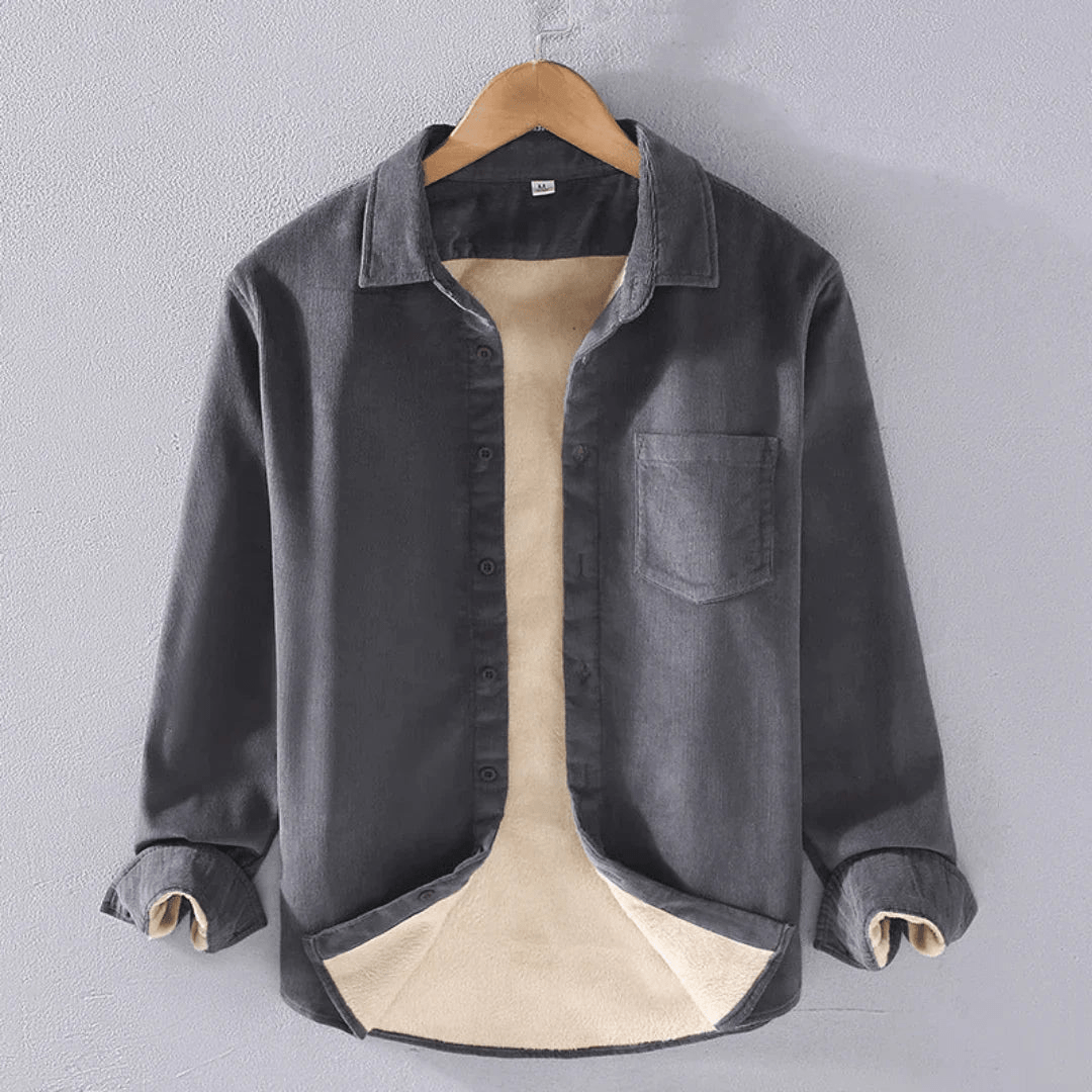 Mika | Modieus Corduroy Heren Overhemd | Klassieke Ontwerp - Sorata