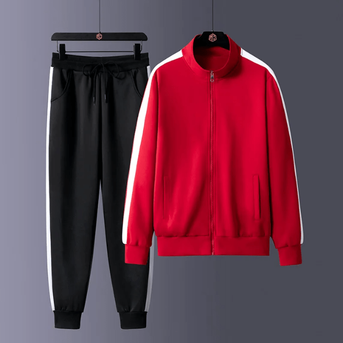 Mike - Trainingspak Heren - Slim Fit Trainingspak - Stretchstof - Comfortabel & Trendy - Sorata