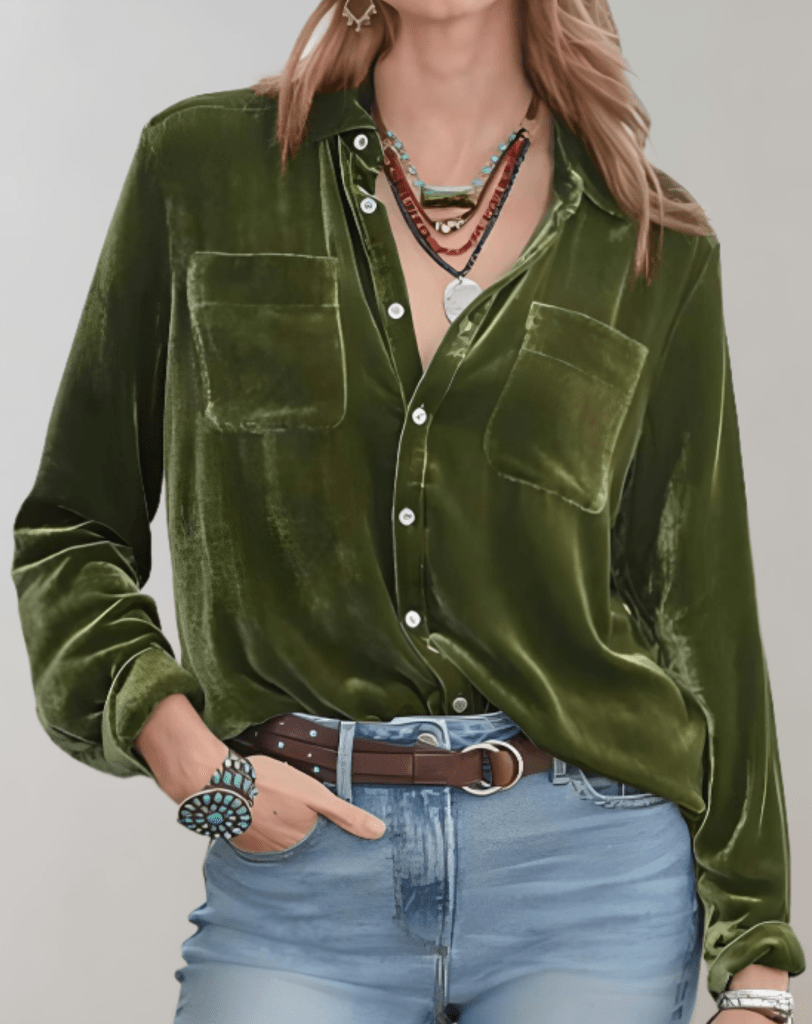Mira | Luxe en Comfortabele Lange Mouwen Polo | Warme Dames Top - Sorata