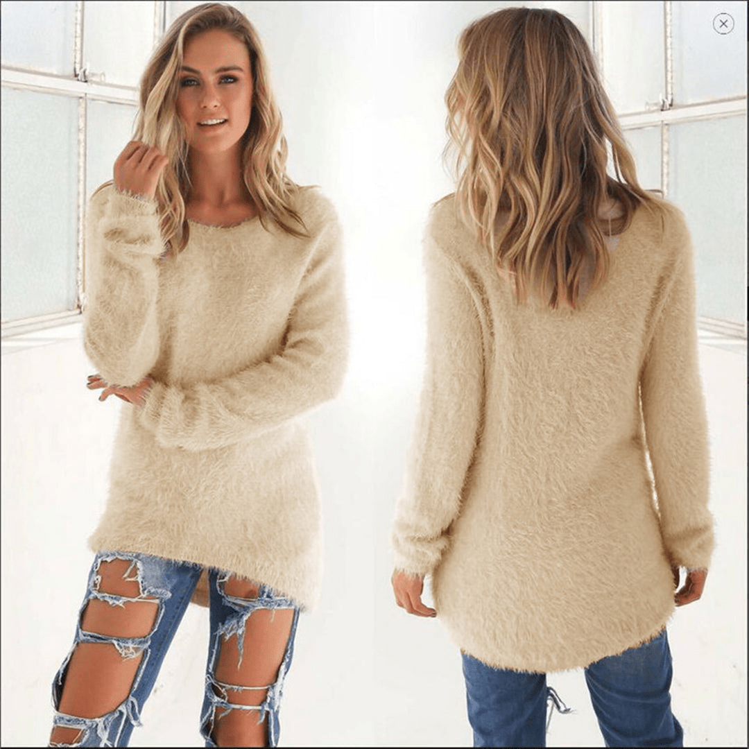 Mosha | Pluizige Trui | Dames Sweater | Jumper Vest - Sorata