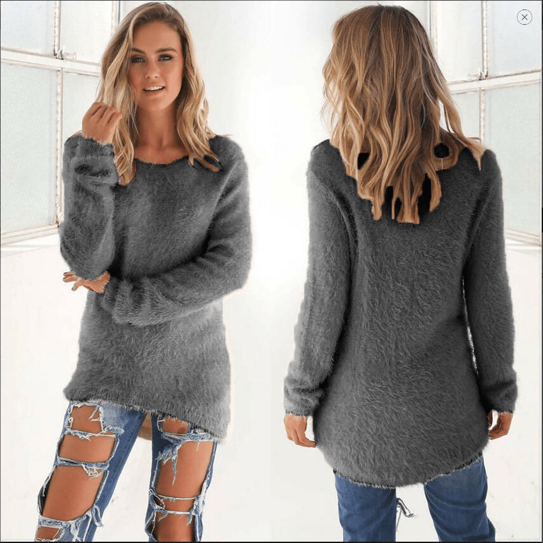 Mosha | Pluizige Trui | Dames Sweater | Jumper Vest - Sorata