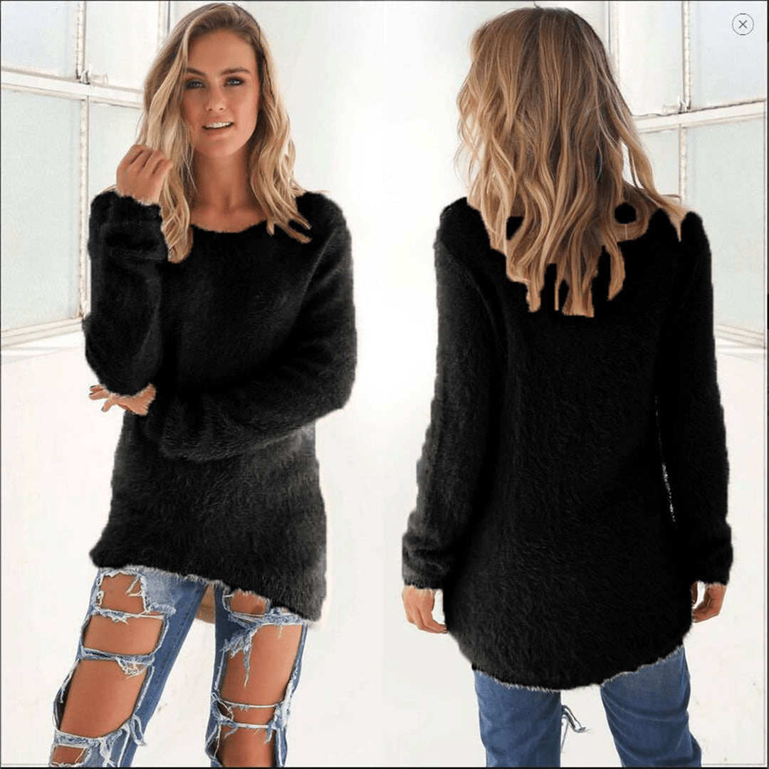 Mosha | Pluizige Trui | Dames Sweater | Jumper Vest - Sorata