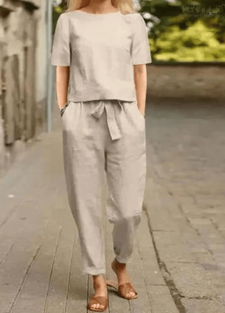 Nadia - Dames Kleding - Tweedelig Set Dames - Comfort en Stijl - Casual Elegantie - Sorata