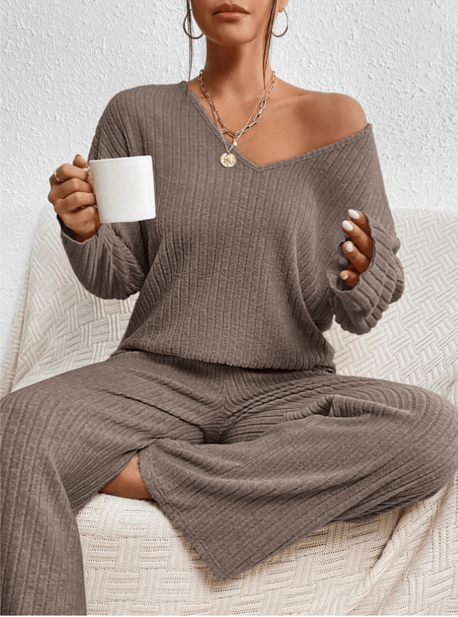 Neelam | Gebreide Tweedelige Set | Dames Pak - Sorata
