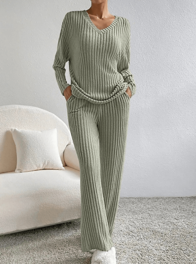 Neelam | Gebreide Tweedelige Set | Dames Pak - Sorata