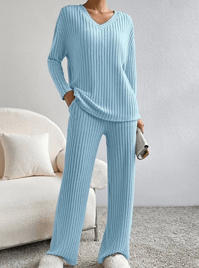 Neelam | Gebreide Tweedelige Set | Dames Pak - Sorata