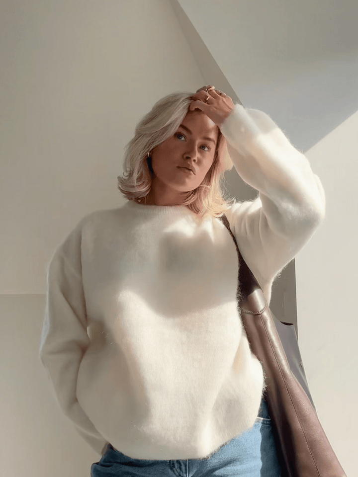Neelam | Zachte Trui met Ronde Hals | Dames Sweater | Jumper Vest - Sorata