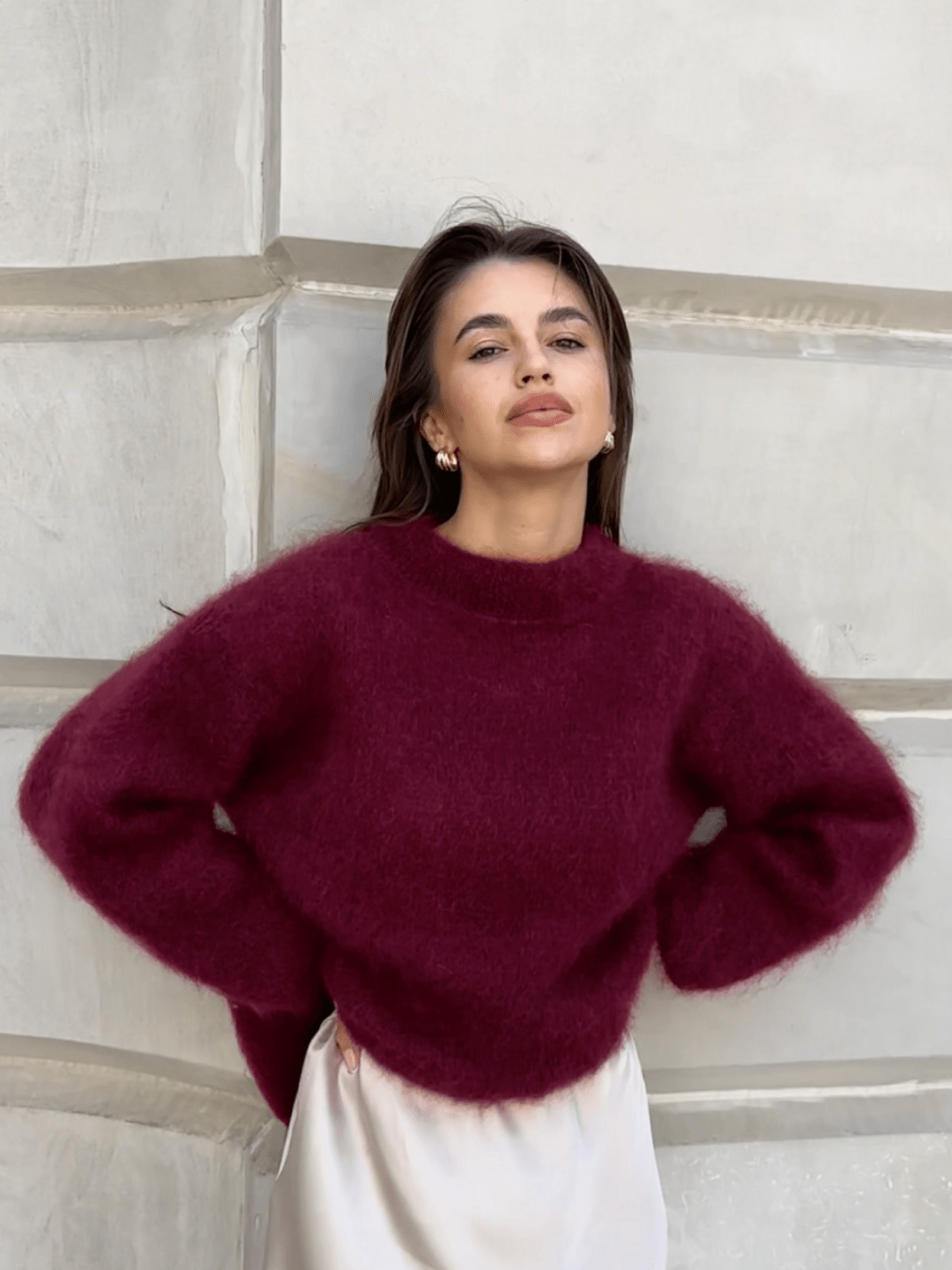 Neelam | Zachte Trui met Ronde Hals | Dames Sweater | Jumper Vest - Sorata