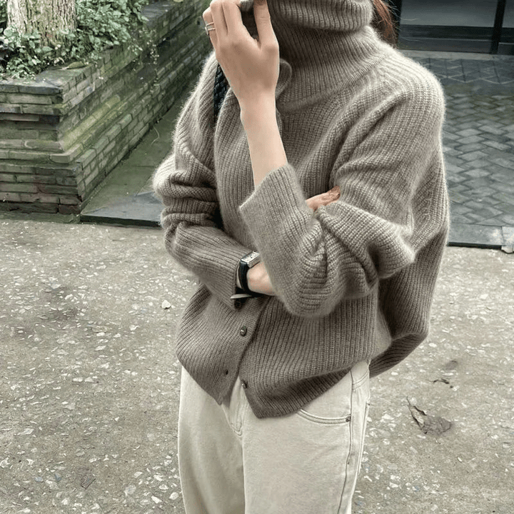 Nenna | Klassieke Coltrui Sweater | Dames Trui | Jumper Vest - Sorata