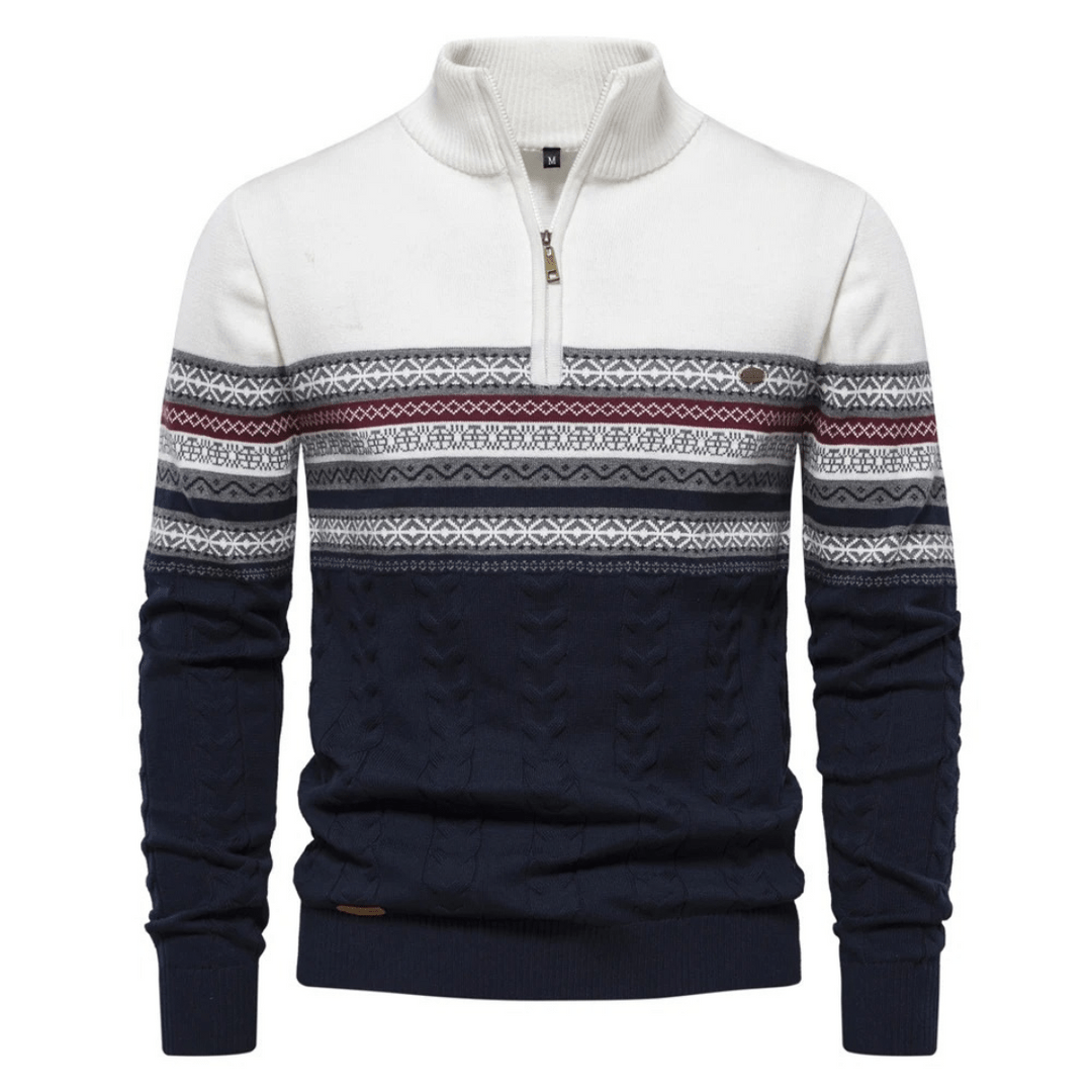 Nerom | Noorse Gebreide Trui | Heren Sweater | Jumper Vest - Sorata