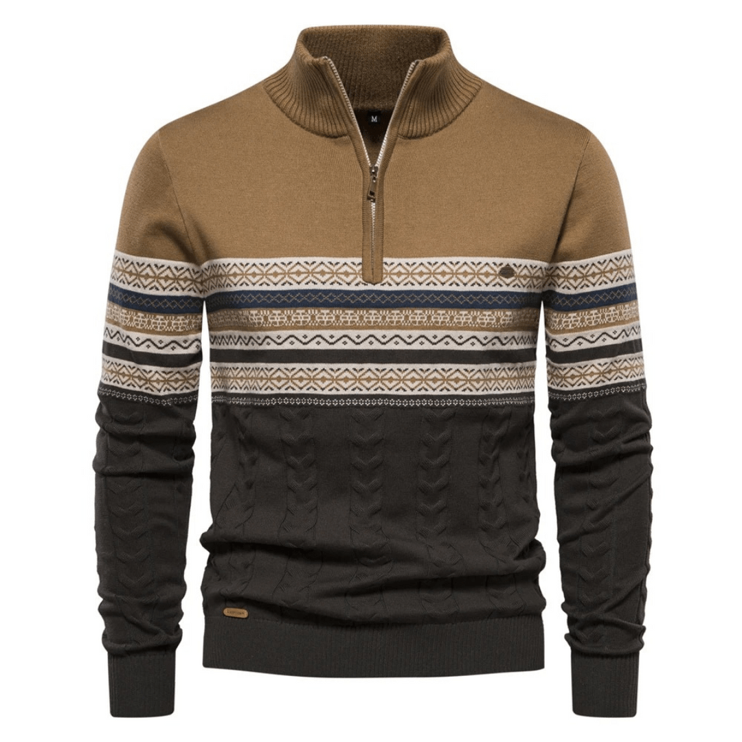 Nerom | Noorse Gebreide Trui | Heren Sweater | Jumper Vest - Sorata