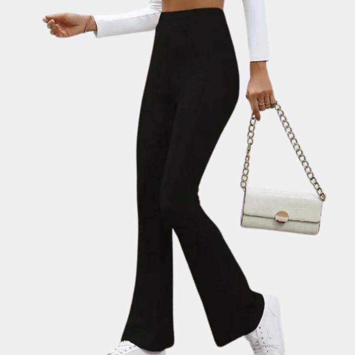Nienke | Eenvoudige Uitlopende Dames Broek | Trendy & Comfortabel - Sorata