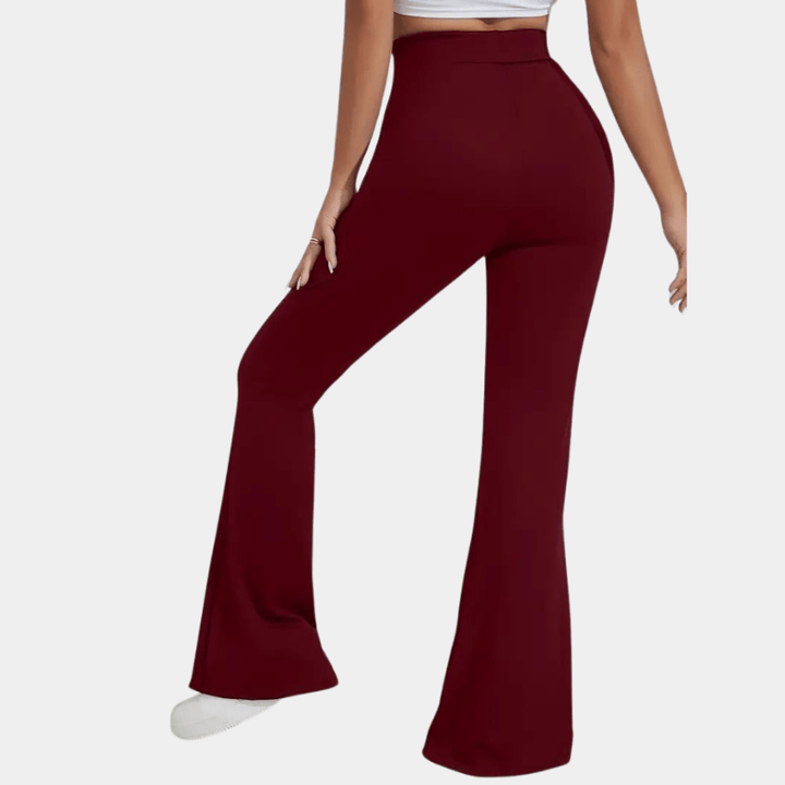Nienke | Eenvoudige Uitlopende Dames Broek | Trendy & Comfortabel - Sorata