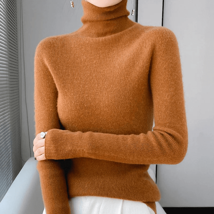 Nikki | Wollen Coltrui Met Turtleneck | Dames Vest - Sorata