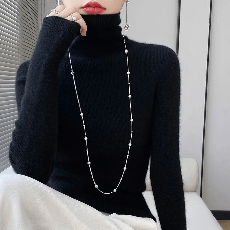 Nikki | Wollen Coltrui Met Turtleneck | Dames Vest - Sorata