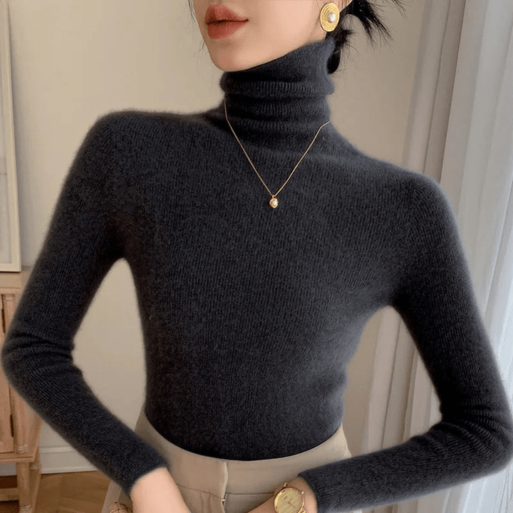 Nikki | Wollen Coltrui Met Turtleneck | Dames Vest - Sorata