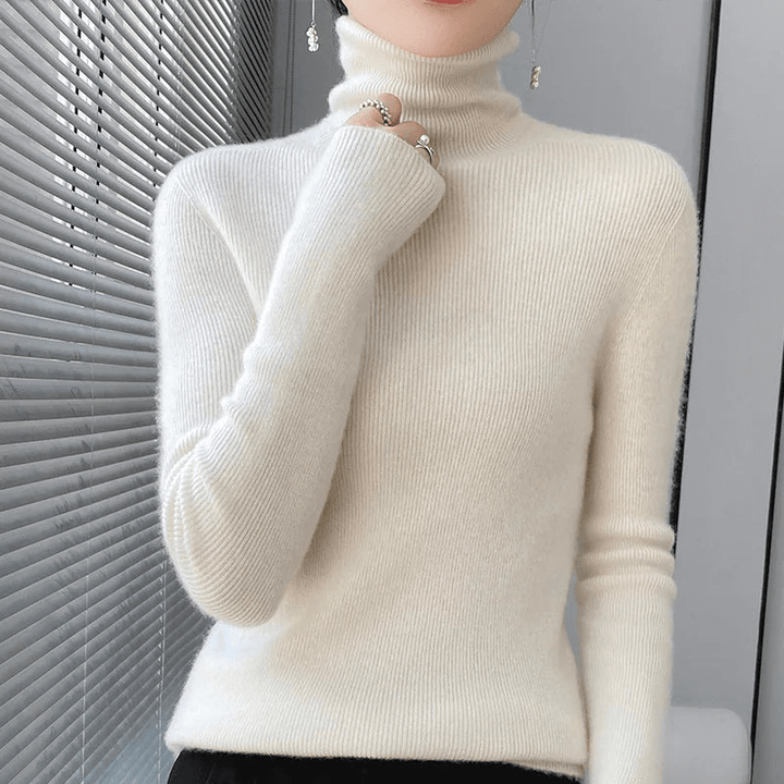 Nikki | Wollen Coltrui Met Turtleneck | Dames Vest - Sorata