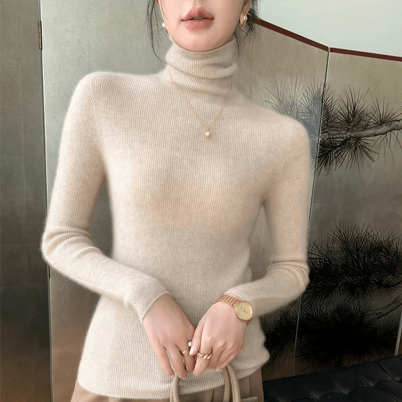Nikki | Wollen Coltrui Met Turtleneck | Dames Vest - Sorata
