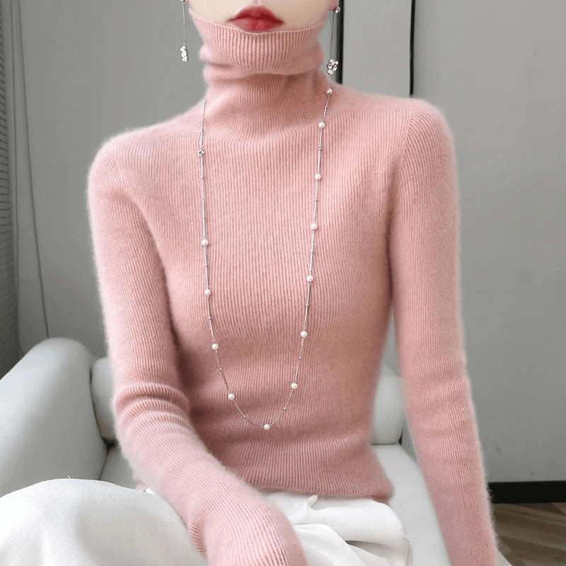 Nikki | Wollen Coltrui Met Turtleneck | Dames Vest - Sorata