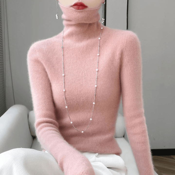 Nikki | Wollen Coltrui Met Turtleneck | Dames Vest - Sorata