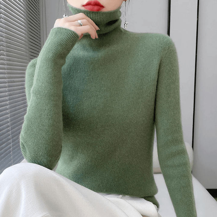 Nikki | Wollen Coltrui Met Turtleneck | Dames Vest - Sorata