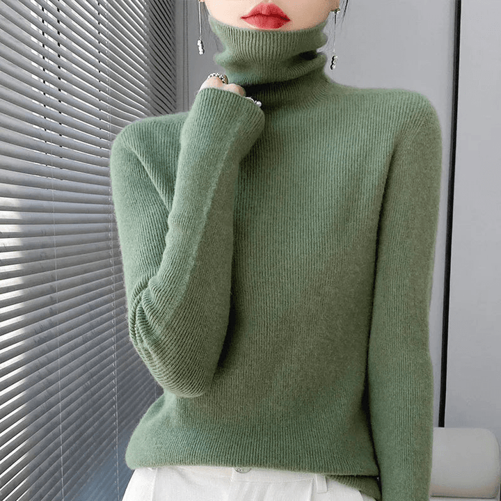 Nikki | Wollen Coltrui Met Turtleneck | Dames Vest - Sorata