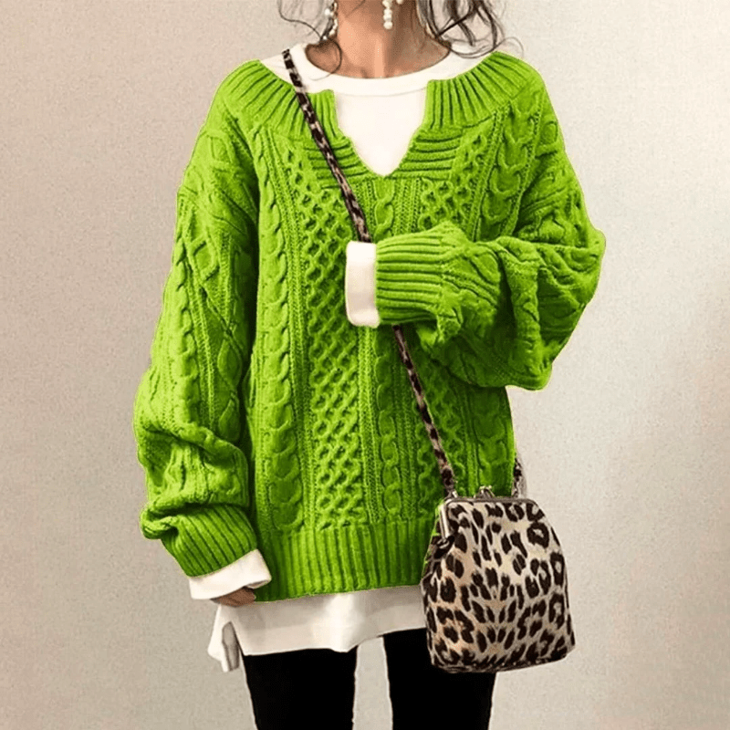 Nina | Dames Trui | Casual Gebreide trui | Warm & Comfortabel - Sorata