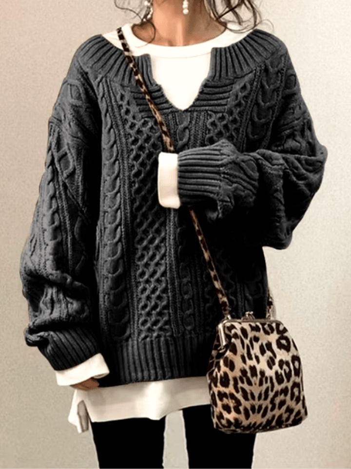 Nina | Dames Trui | Casual Gebreide trui | Warm & Comfortabel - Sorata