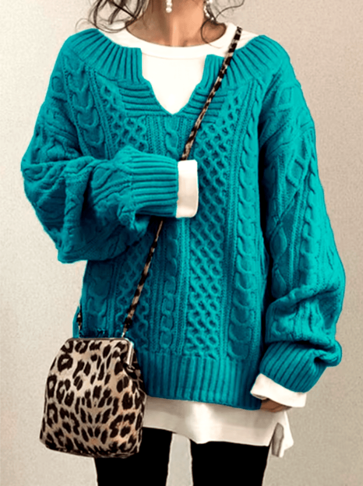 Nina | Dames Trui | Casual Gebreide trui | Warm & Comfortabel - Sorata