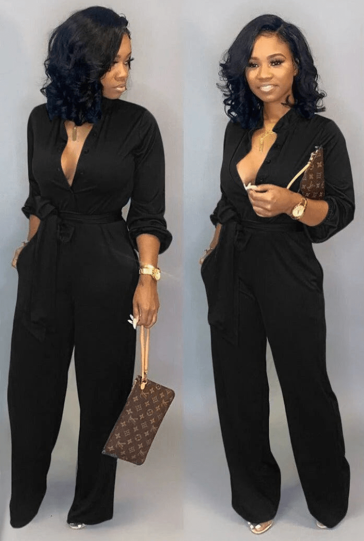 Nina | Stijlvolle Jumpsuit met Lange Mouwen | Dames Set - Sorata