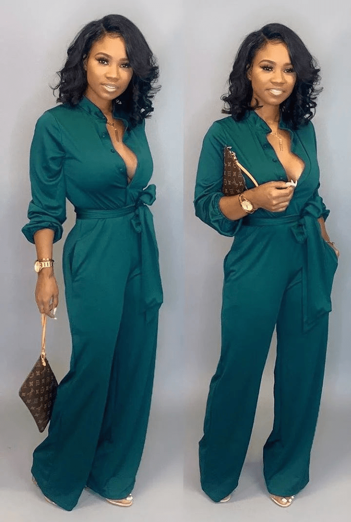 Nina | Stijlvolle Jumpsuit met Lange Mouwen | Dames Set - Sorata
