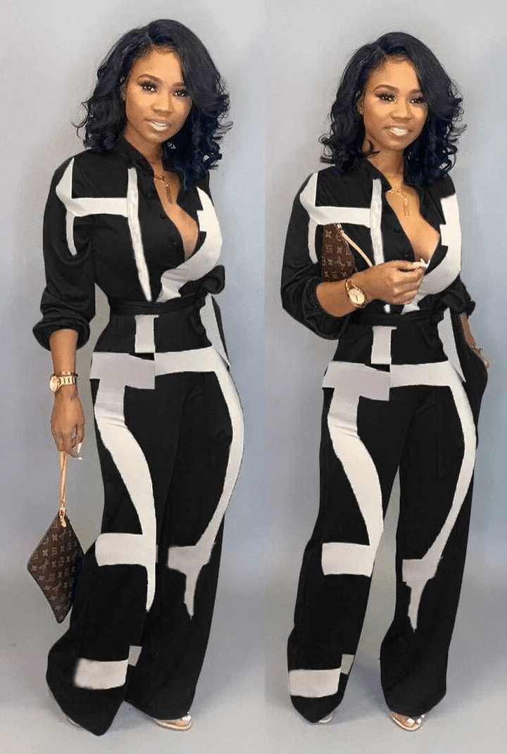 Nina | Stijlvolle Jumpsuit met Lange Mouwen | Dames Set - Sorata