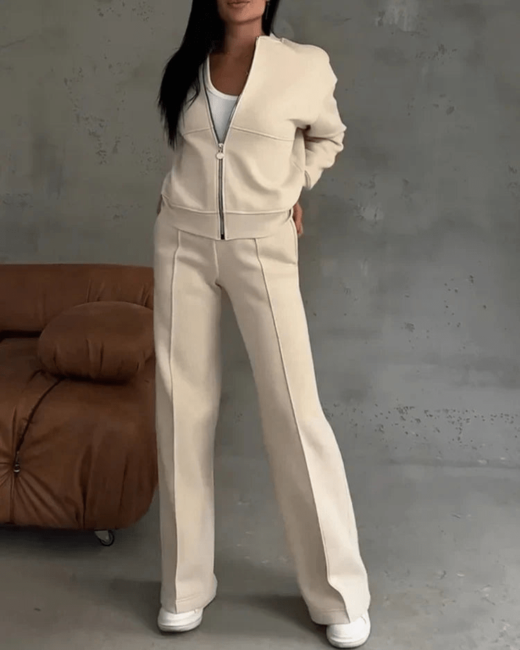 Noa | Nette Comfortabele Dames Set | Praktische Ritssluiting En Pasvorm - Sorata