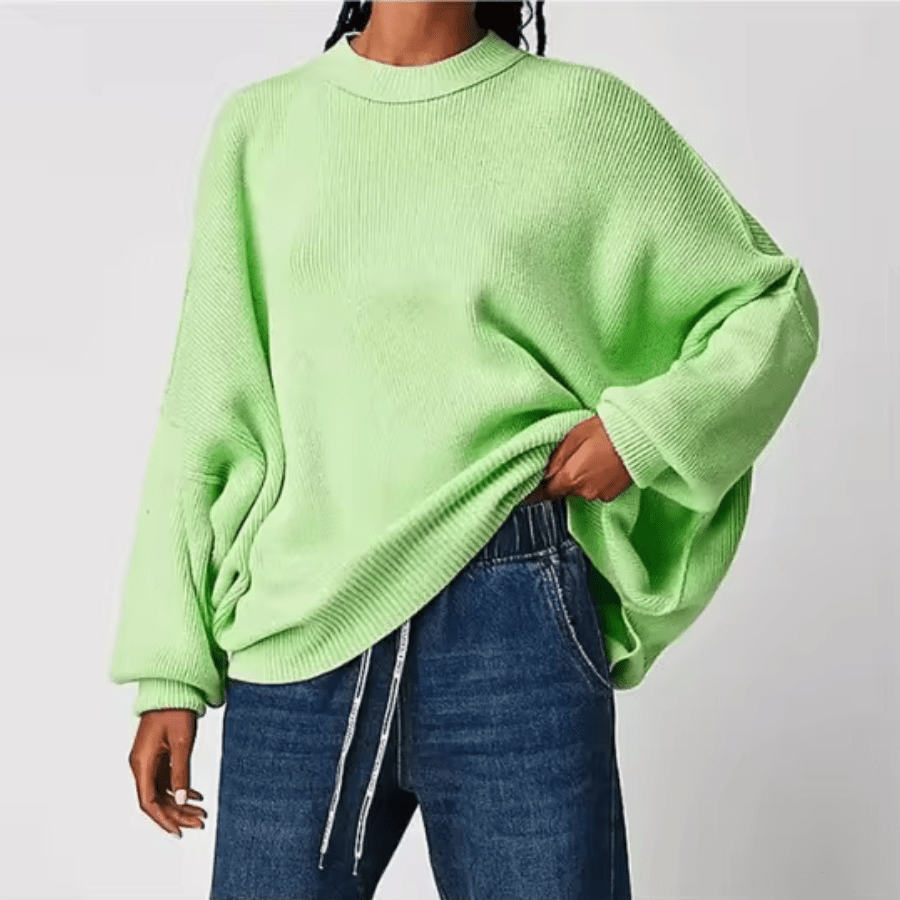 Noortje | Stijlvolle Groene Trui | Dames Sweater | Jumper Vest - Sorata