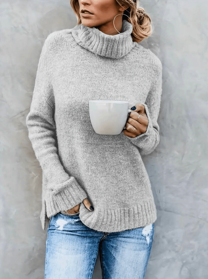 Nora - Dames Truien - Coltrui Dames - Warm & Comfortabel - Herfst & Winter Trui - Sorata