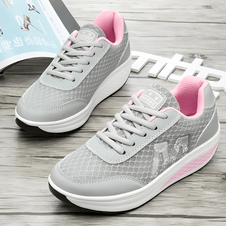 Nora - Sneakers Dames - Wedge Sneakers - Voor Sportieve & Casual Looks - Sorata