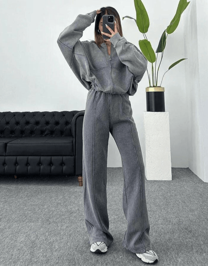 Nore | Comfy Tracksuit | Dames Sportpak | Comfortabele Tweedelige Kleding Set - Sorata
