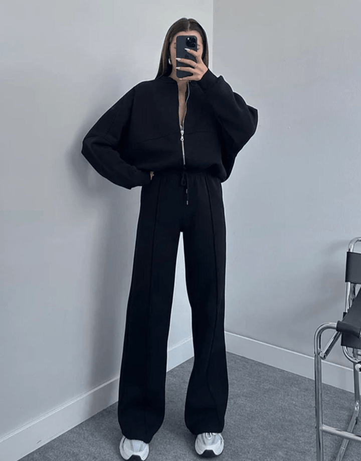 Nore | Comfy Tracksuit | Dames Sportpak | Comfortabele Tweedelige Kleding Set - Sorata