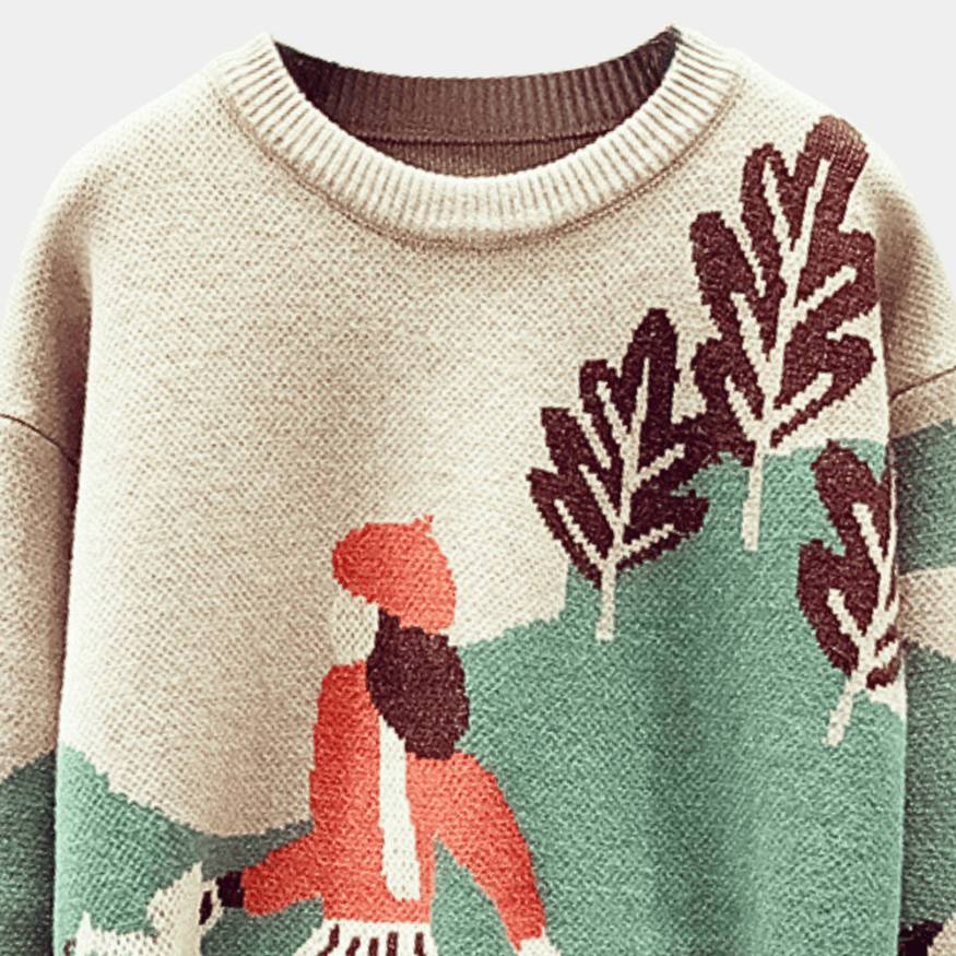 Ohani | Warme Gebreide Trui | Dames Sweater | Jumper Vest - Sorata